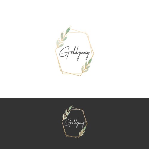 Wreath logo with the title 'Logo for a wedding accessories brand'