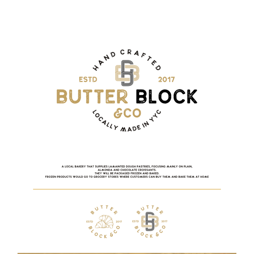 Butter design with the title 'Butter Block & Co'