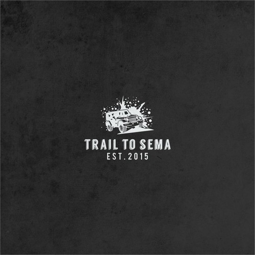 Road trip logo with the title 'Trail to SEMA'