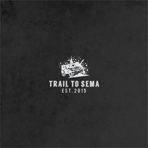 Road trip logo with the title 'Trail to SEMA'