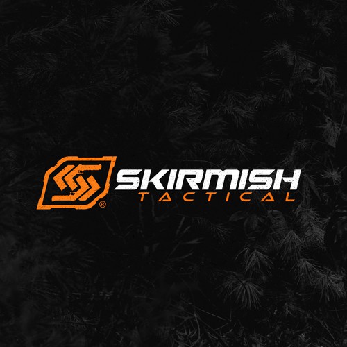 Troop logo with the title 'Logo design for Skirmish Tactical'