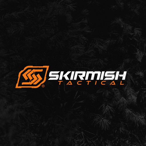 Army design with the title 'Logo design for Skirmish Tactical'