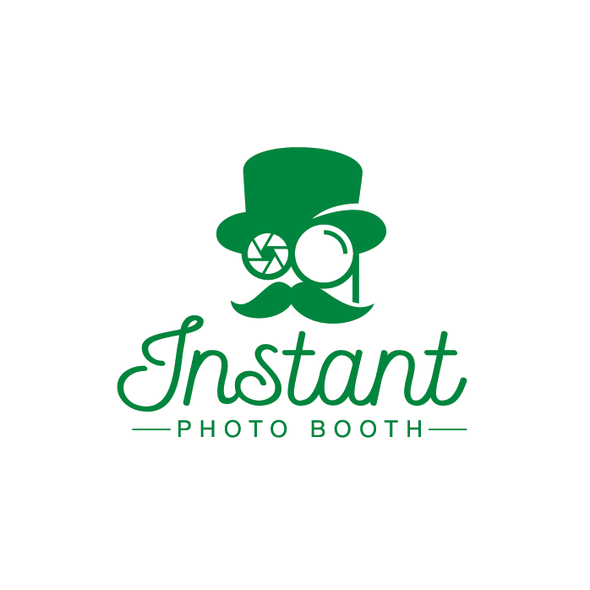 Photography logo with the title 'Photo booth logo'