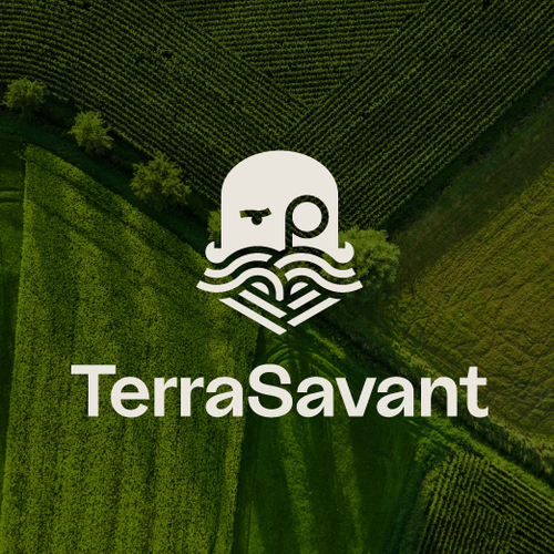 Earthy design with the title 'Terra Savant Logo'