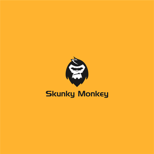 Monkey logo with the title 'cool logo for Cannabis supplier'
