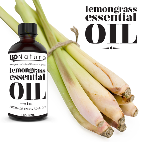 Essential oil label with the title 'Label Idea for an Essential Oil Product'