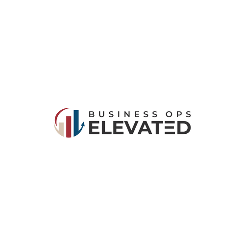 Investment logo with the title 'Business Ops Elevated Logo'