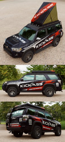 Van design with the title 'car wrap design'