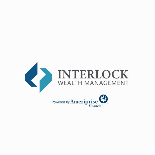 Wealth logo with the title 'Interlock logo'
