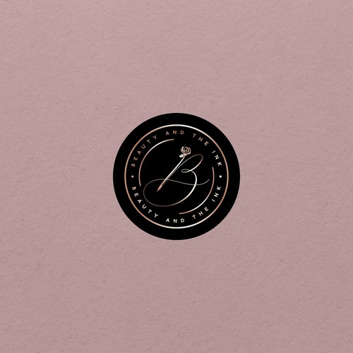 Makeup logo with the title 'Beauty And the Ink'