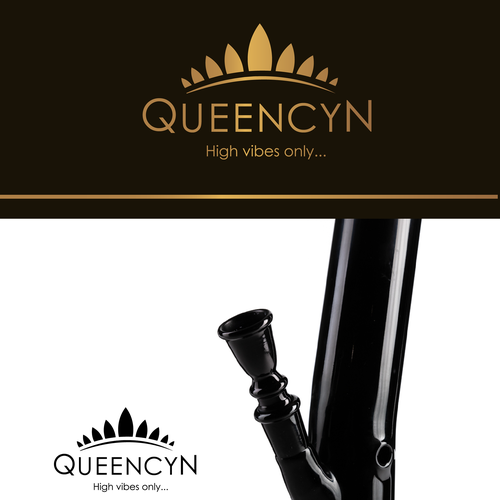 Ganja logo with the title 'Queencyn or Queen'