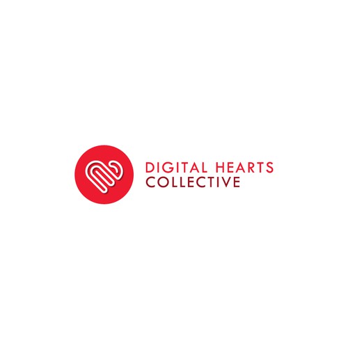 Consulting logo with the title 'Digital Hearts Collective'