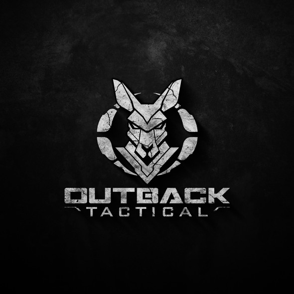 Military logo with the title 'Logo design for Outback Tactical'