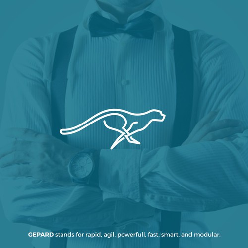 Ideal logo with the title 'gepard logo'