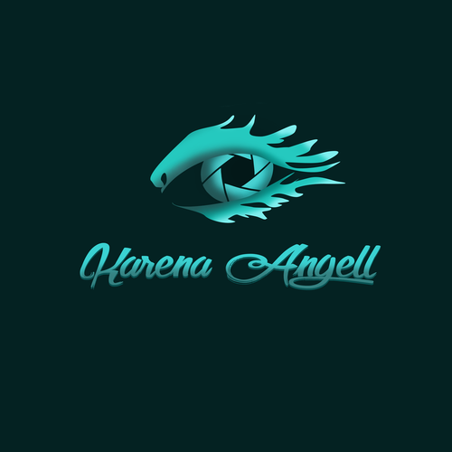 Sexy brand with the title 'logo concept for Karena angel photograph'