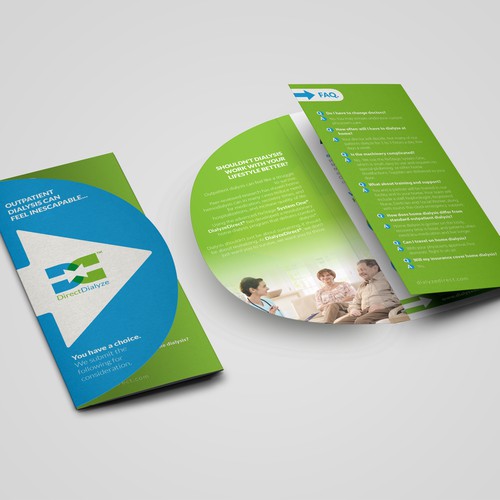 Therapeutic design with the title 'DirectDialyze Brochure'