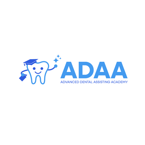 Dental logo with the title 'Logo for a Dental Academy'