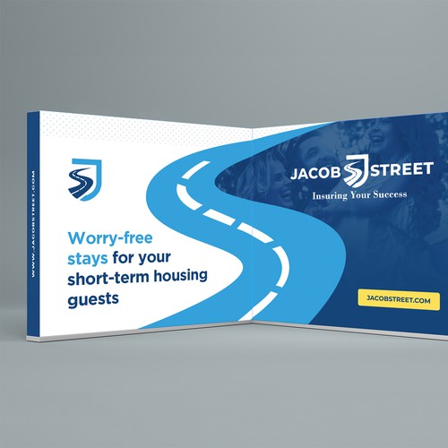 Booth design with the title ' Tradeshow Booth'