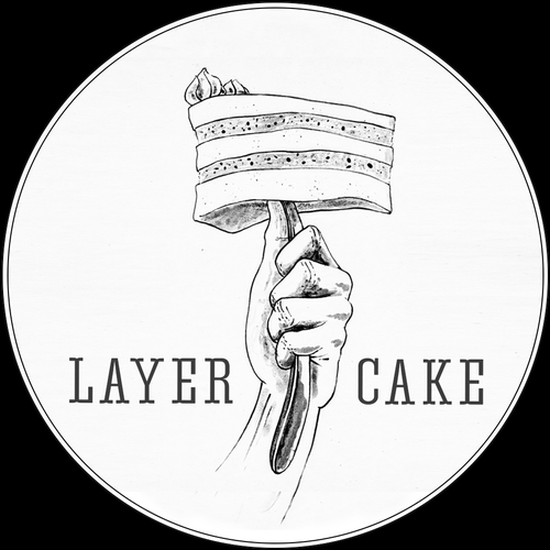 Ink artwork with the title 'Cake'