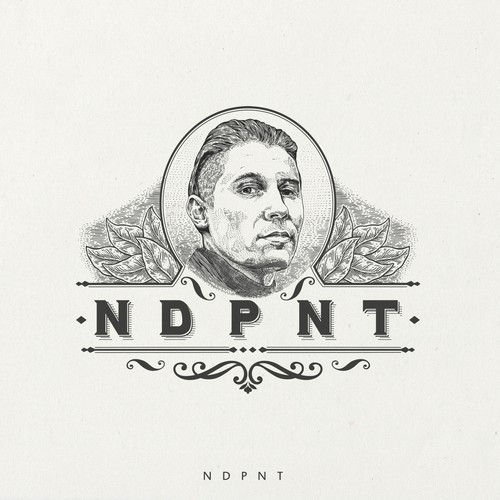Portrait artwork with the title 'NDPNT '