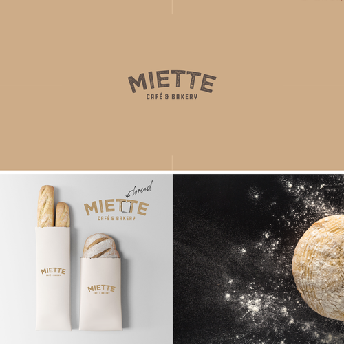 Bread brand with the title 'Logo concept for a bread bakery'