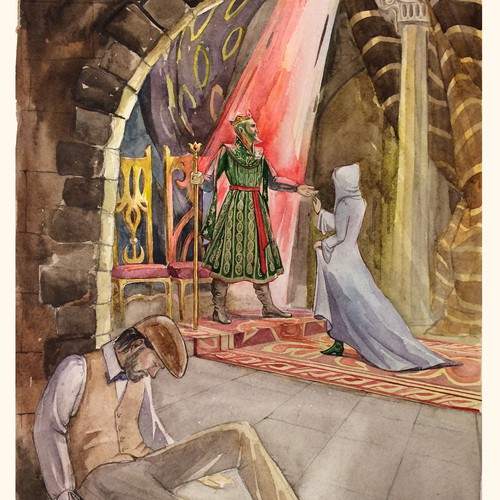 Castle illustration with the title 'Lost Princess'