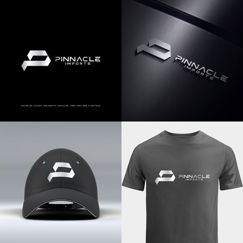 Exotic logo with the title 'Luxury car dealer for superstar clients'