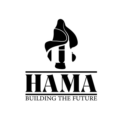 Saudi Arabian design with the title 'hama logo'