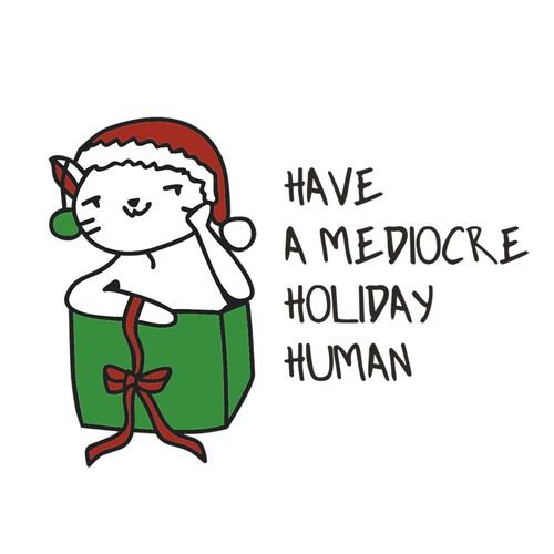 Christmas t-shirt with the title 'A Funny Christmas Shirt Design'