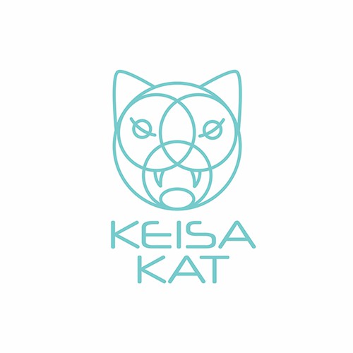 Electronic music logo with the title 'Keisa Kat Logo'