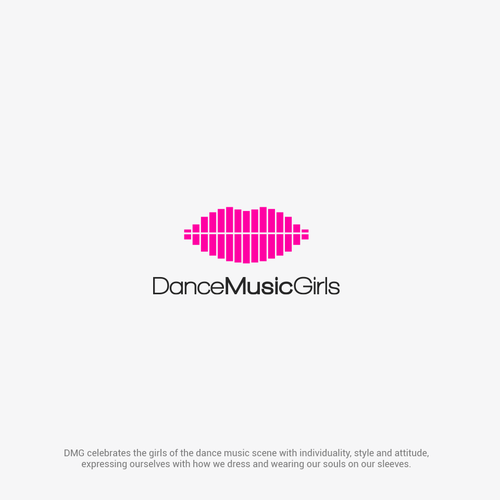 Dance logo with the title 'Dance Music Girls (DMG)'