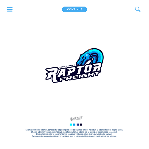Raptor logo with the title 'raptor'