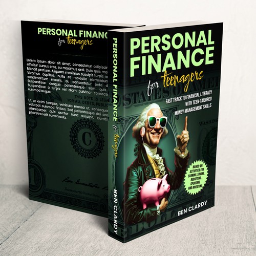 Personal design with the title 'Personal Finance for Teenagers'
