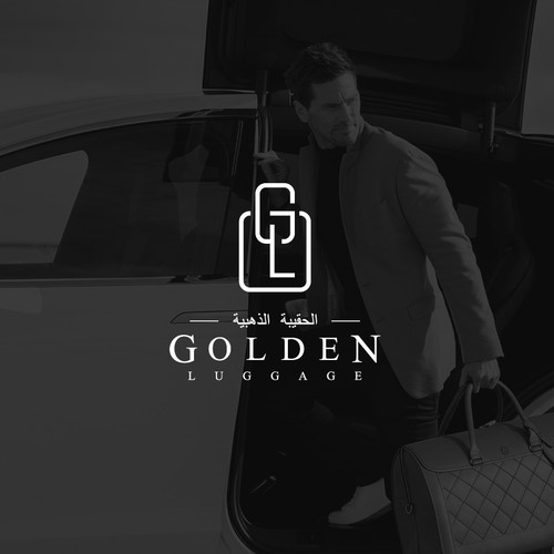 Luxury brand with the title 'Logo for Golden Luggage'