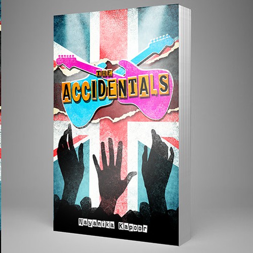 Music book cover with the title 'Book Cover for a Teenage Emotional Thriller'