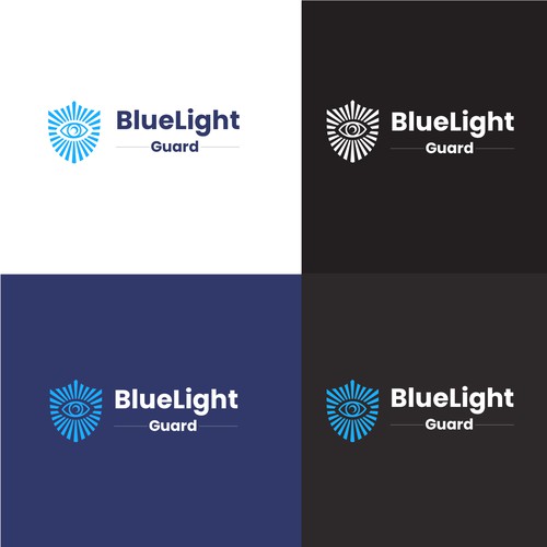 Guard logo with the title 'Bluelight Guard Logo'