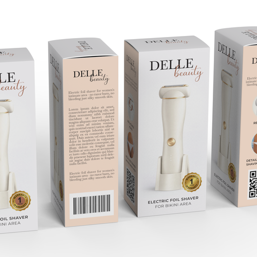 Packaging with the title 'BOX AND 3D RENDER'