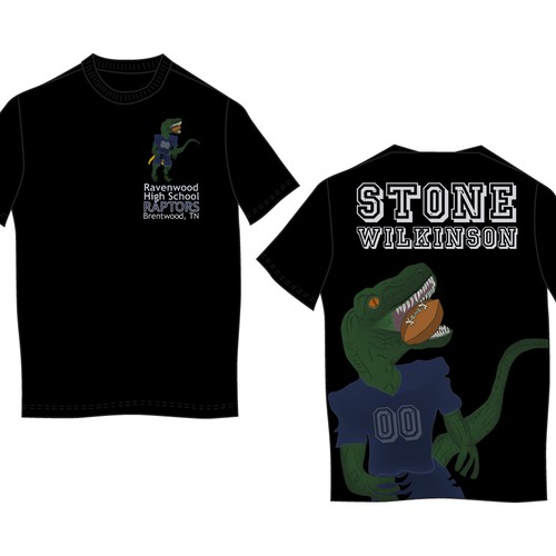 Raptor design with the title 'Raptor Mascot'