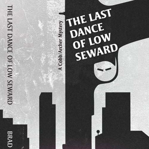 Bullet design with the title 'Crime/Mystery minimalist book cover'