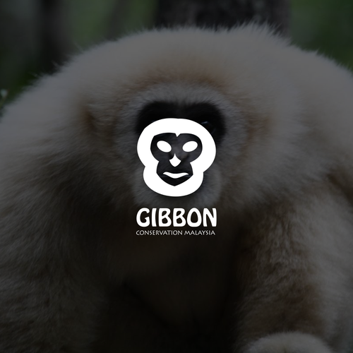 Head logo with the title 'GIBBON'