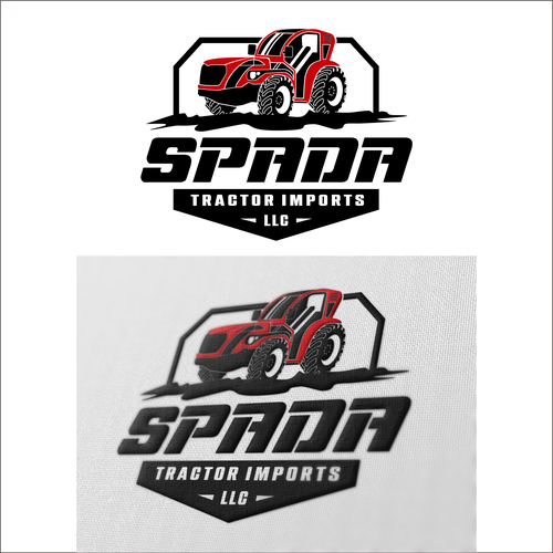 Tractor design with the title 'Tracktor Logo'