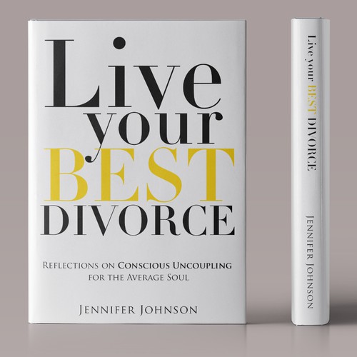 Paperback book cover with the title 'Winning Concept of "Live your Best Divorce"'