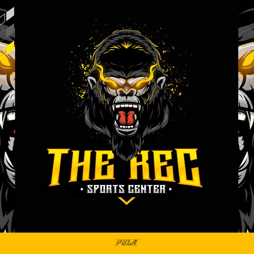 Sports design with the title 'The REC'