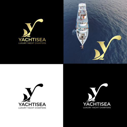 Yacht club design with the title 'Yachtisea'