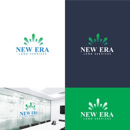 Renewable energy logo with the title 'New Era land services'