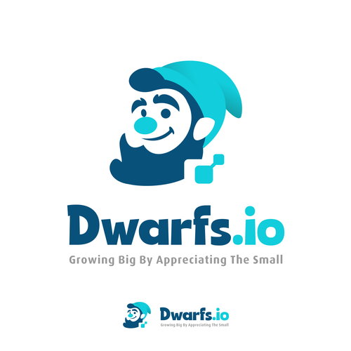 Cartoon brand with the title 'Dwarf.io'