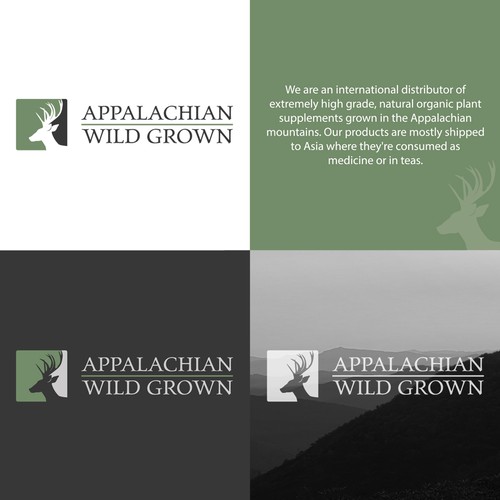 Supplement logo with the title 'Appalachian Wild Grown'