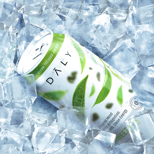 Label with the title 'Drinks Can Design (Sweet Tea)'