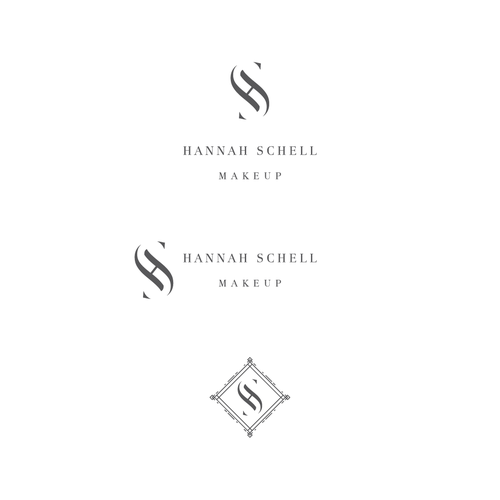 Makeup artist design with the title 'INITIAL LOGO'