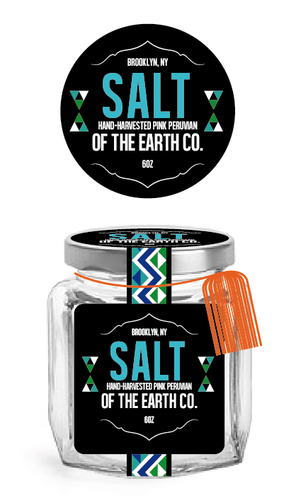 Salt design with the title 'Gourmet Peruvian Salt '
